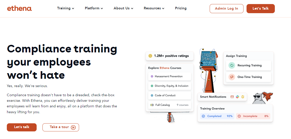Ethena homepage