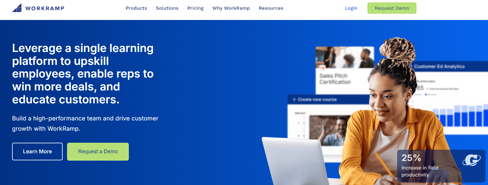 Workamp homepage