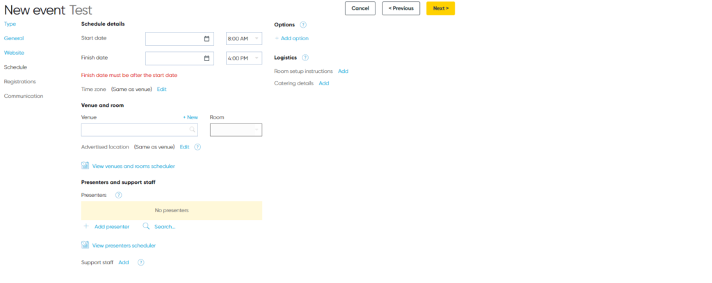 Arlo's course scheduling and registration workflows