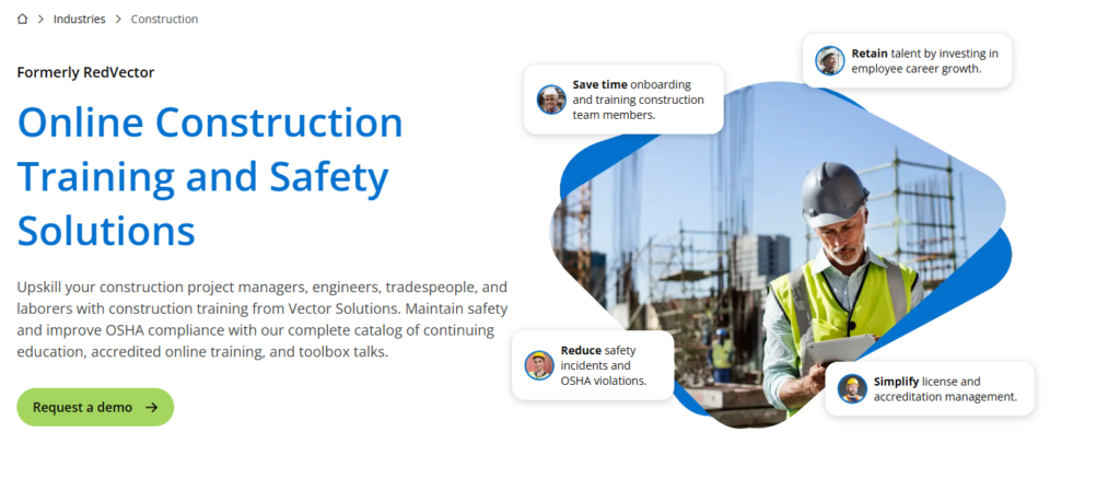 Vector Solutions homepage