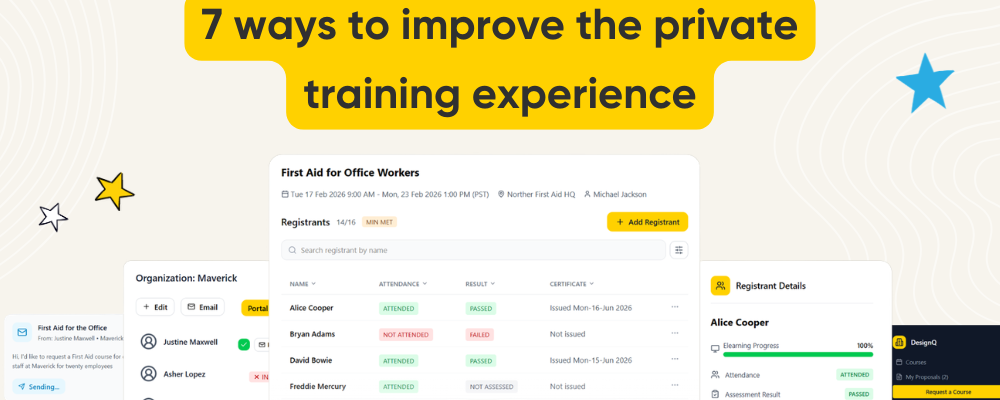 7 ways to improve the private training experience for clients and teams