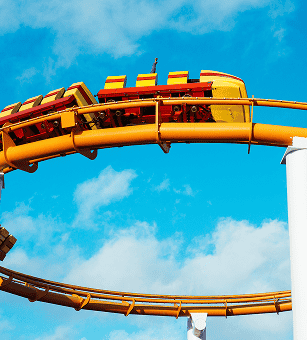 Image of a joy ride in theme park