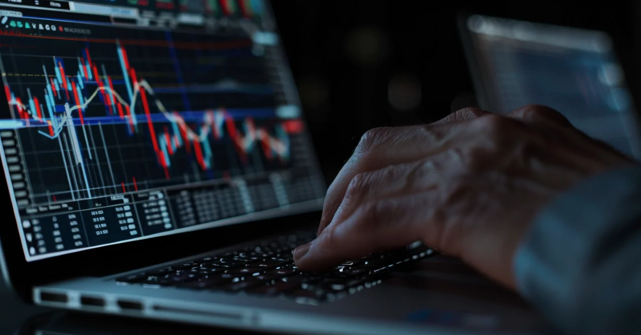 man typing - Automated Day Trading