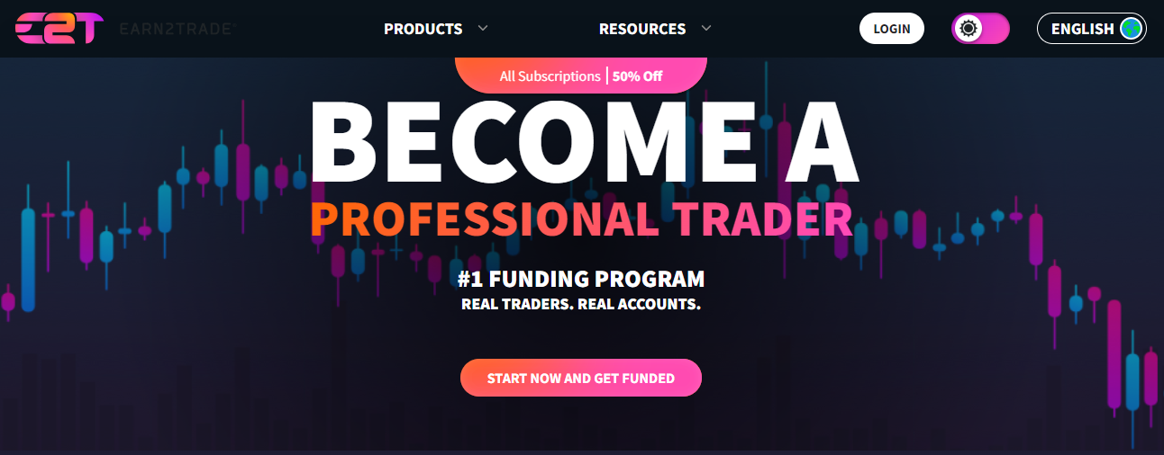 earn to trade - Prop Trading Challenge