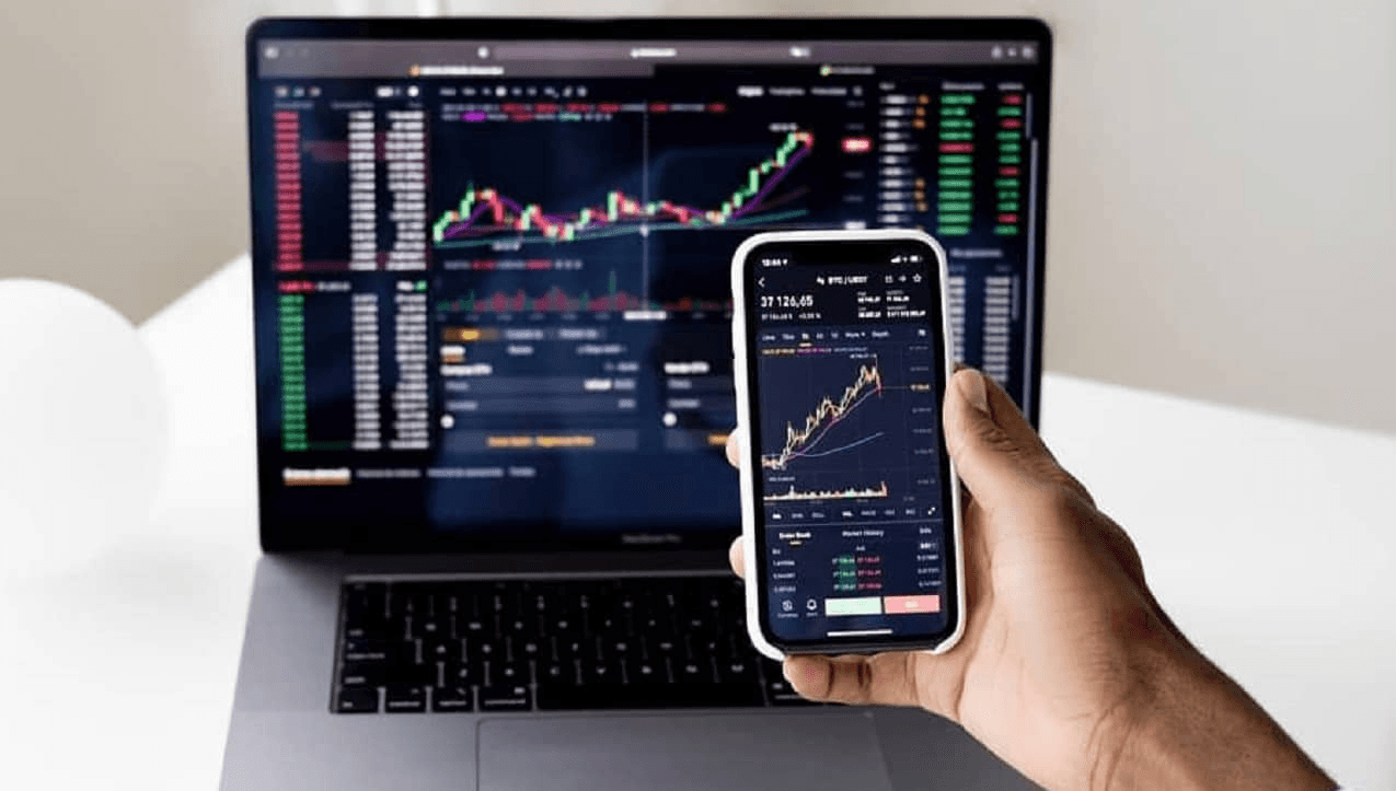 Man monitoring stock market trading charts - Intraday Trading Tips for Today