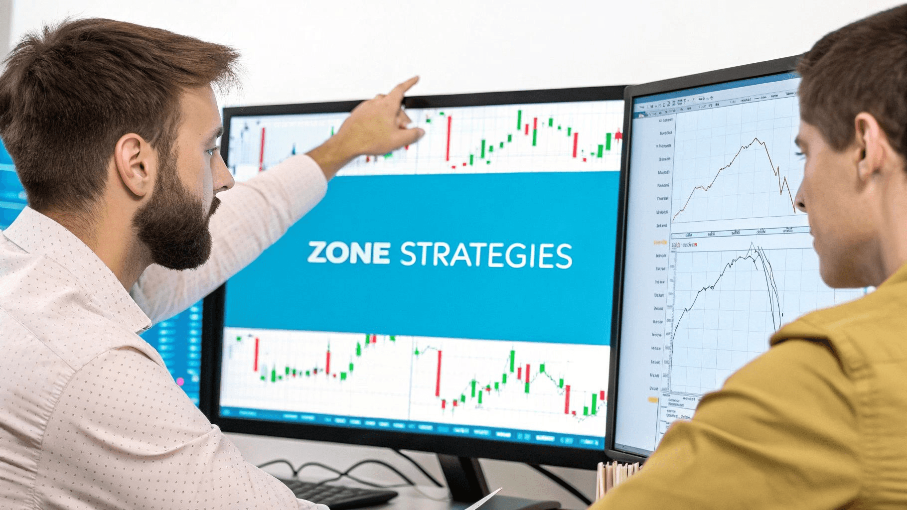 Traders discussing financial zone strategies - Supply and Demand Trading Strategy