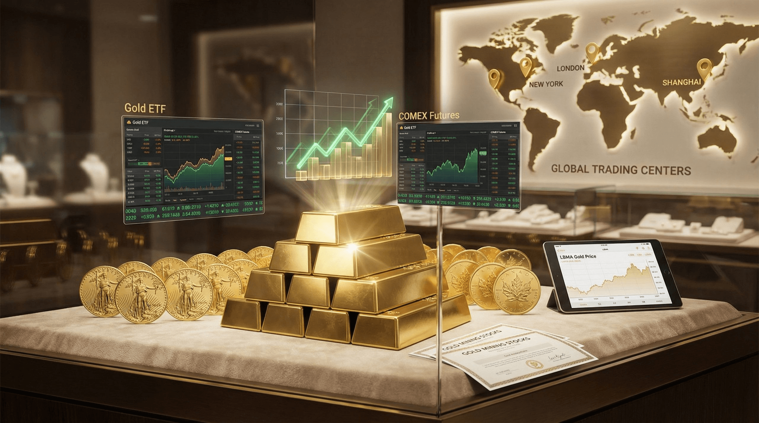  Various ways to invest in gold - Profitable Gold Trading Strategy