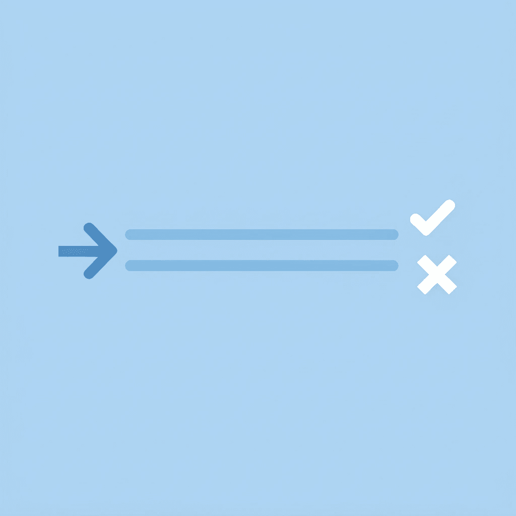 Two diverging paths representing the choice between the consistency rule and the no consistency rule for prop firms