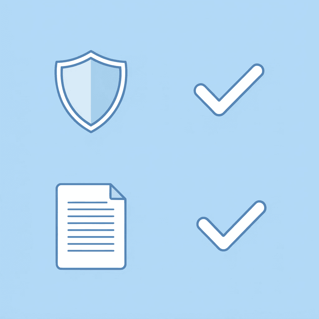 Four core rules of FTMO Challenge displayed in a 2x2 grid
