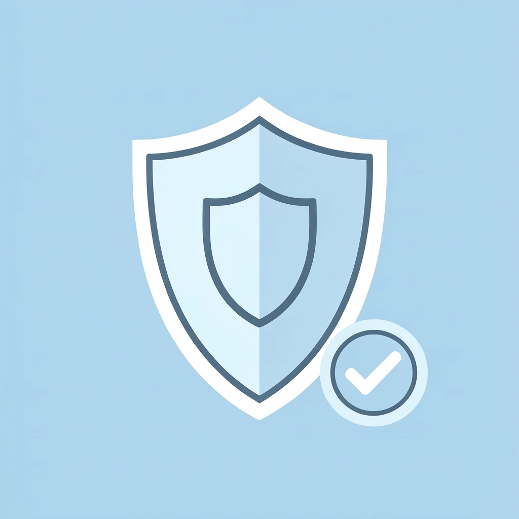 Shield icon representing legal safety and compliance of prop firms