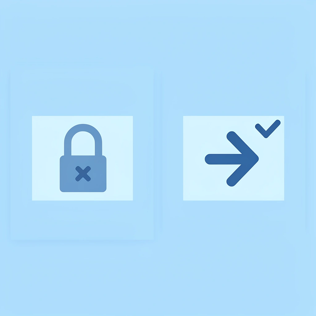 Comparison showing trader stuck waiting (X) versus trader freely trading after hitting profit target (checkmark)