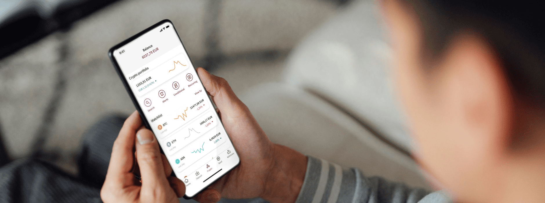 Person views a crypto portfolio - Can You Hold Futures Overnight