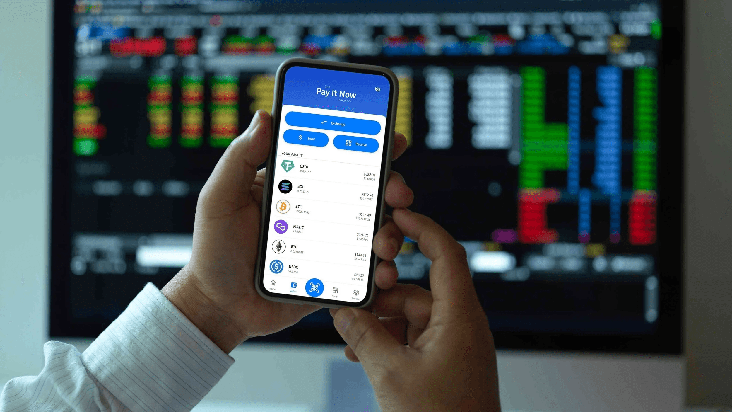 Person views crypto wallet - How to Calculate Implicit Interest Rate