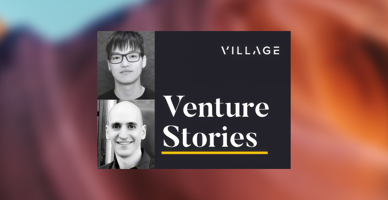 Glowing blue particles form horizontal waves against a dark background, creating a serene, cosmic feel reminiscent of a starry night sky.