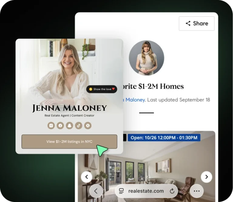 Add Book a Tour Buttons