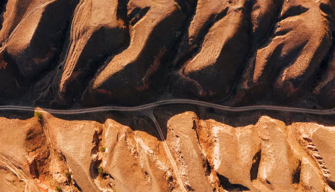 UAE Mountains Drone Image