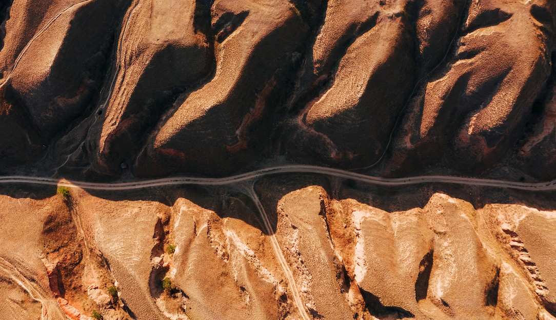 UAE Mountains Drone Image