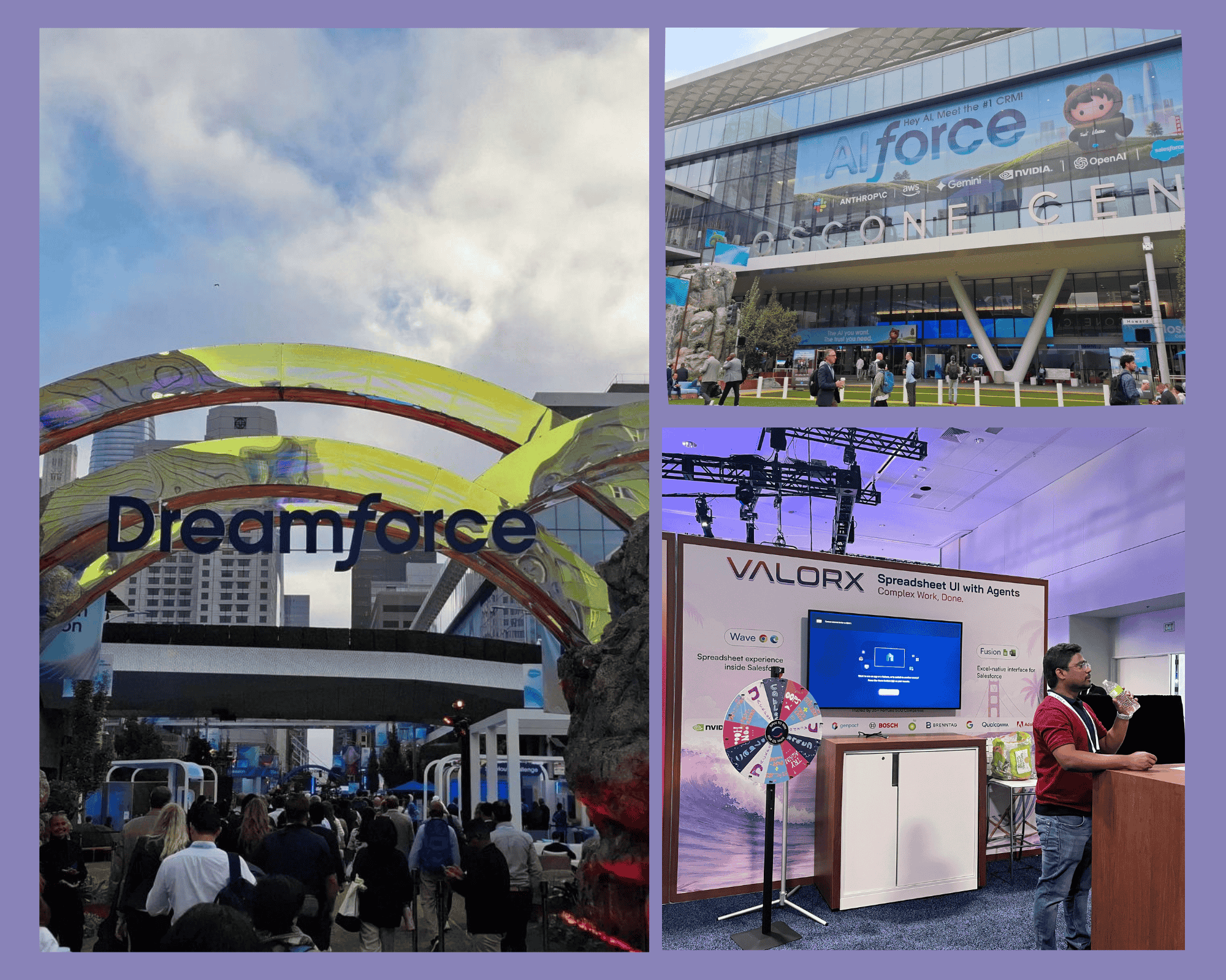The Valorx booth at Dreamforce 2026 in Moscone Center, San Francisco