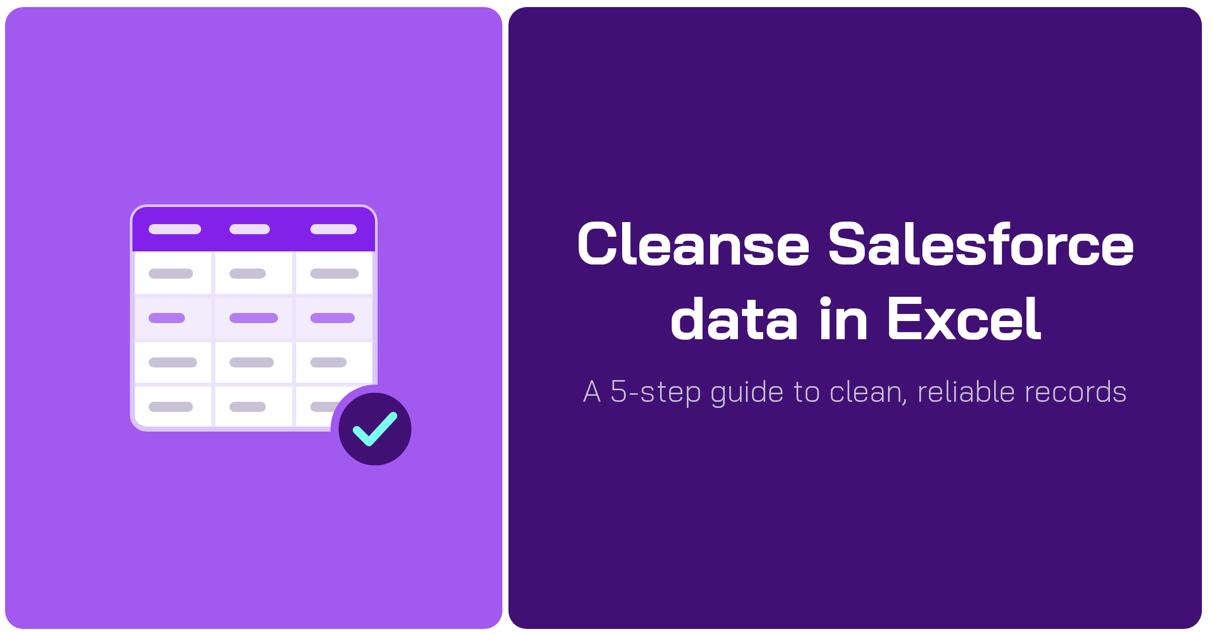 Cleanse Salesforce data in Excel: a 5-step guide to clean, reliable records