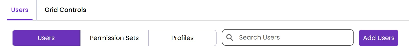Choosing who can open a Valorx Wave grid by user, permission set or profile