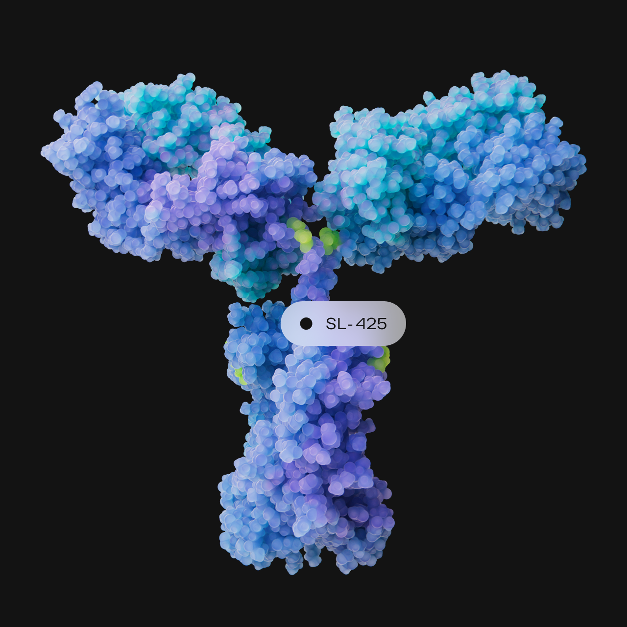 3D molecular rendering of SL-425