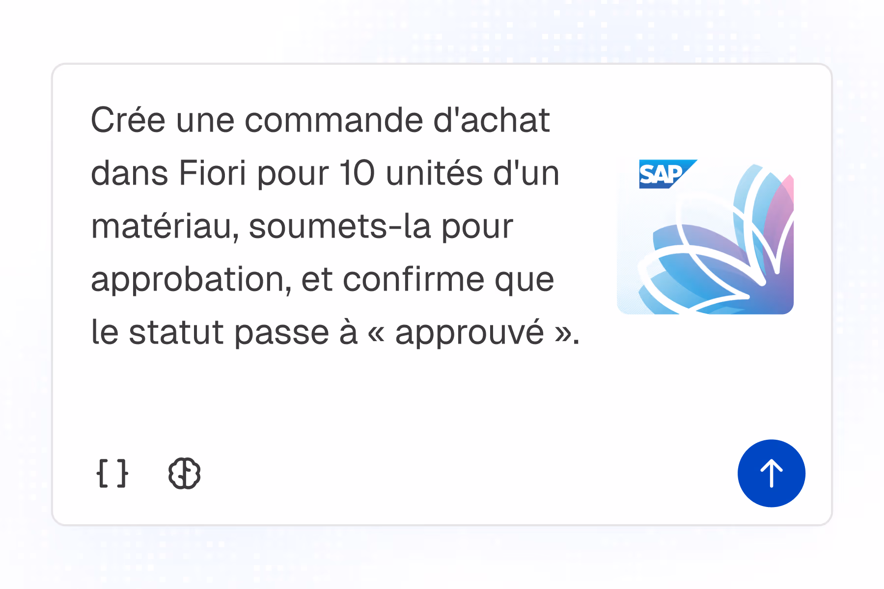 Illustration de l'étape « Décrire » : rédiger un scénario de test en langage naturel dans Thunders