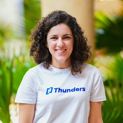 Portrait of Caroline Bourdeu d'Aguerre, VP of Engineering at Thunders