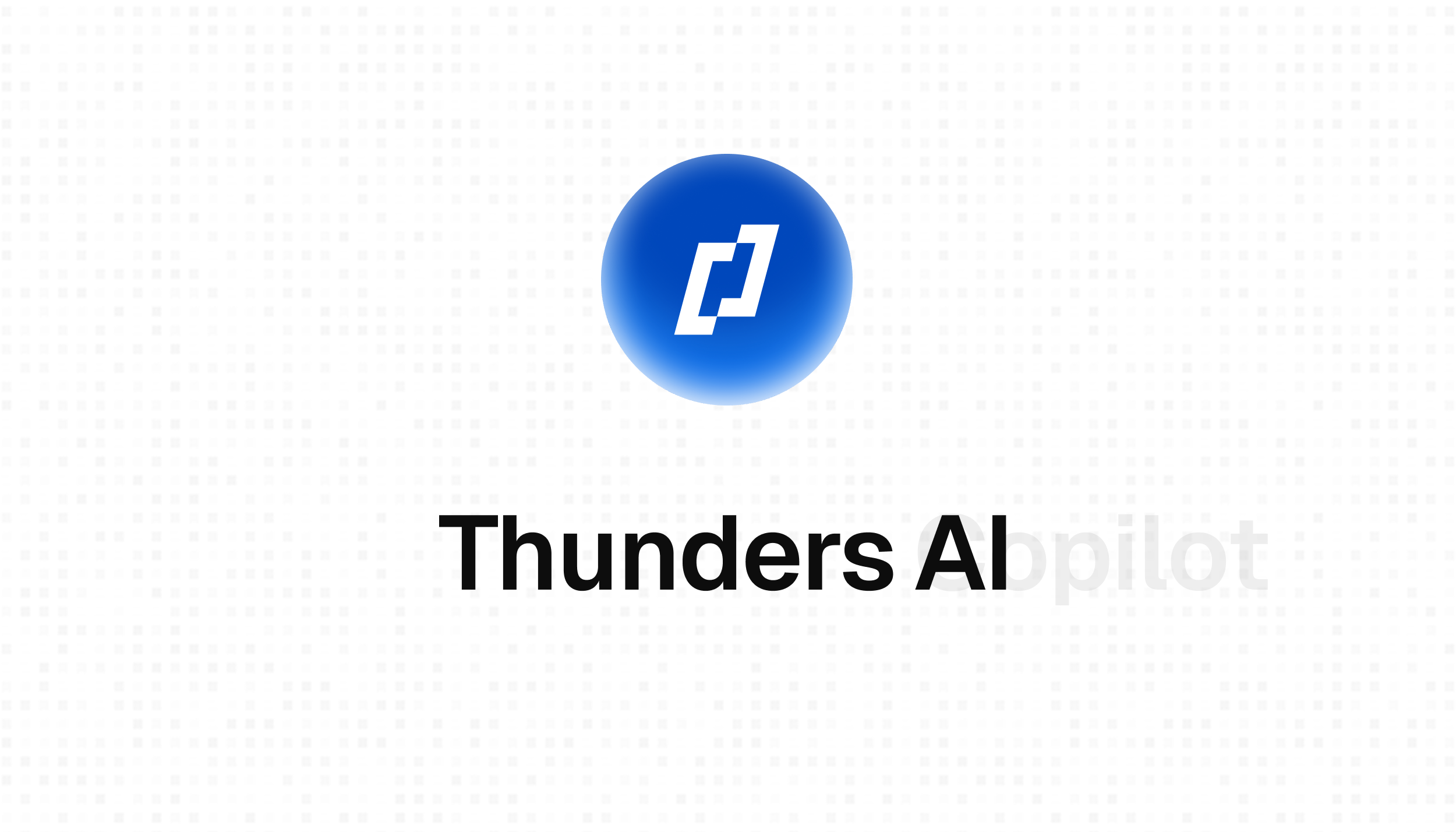 Thunders AI brand graphic marking the rename from Thunders Copilot to Thunders AI