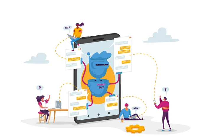 Illustration of AI analyzing conversational data to surface cultural trends