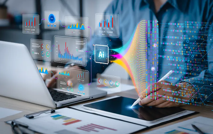 Illustration of AI-driven quality assurance in software testing