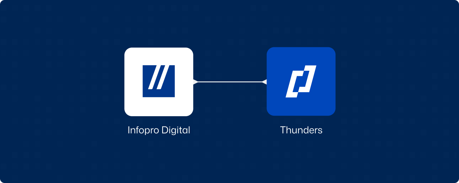 Infopro Digital × Thunders customer story cover image