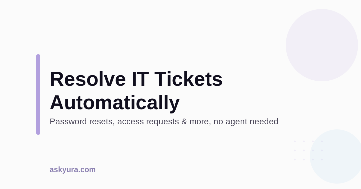 AI Chatbot for IT Helpdesk: Resolve Employee Tickets Automatically