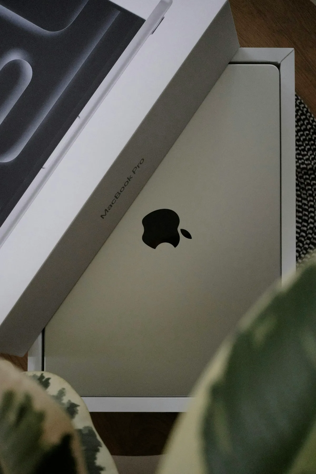 New MacBook Pro in its box, ready for deployment