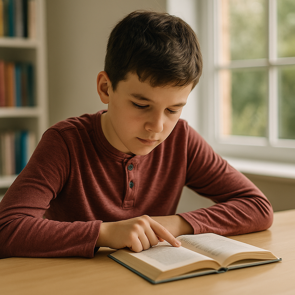 image of teacher with students