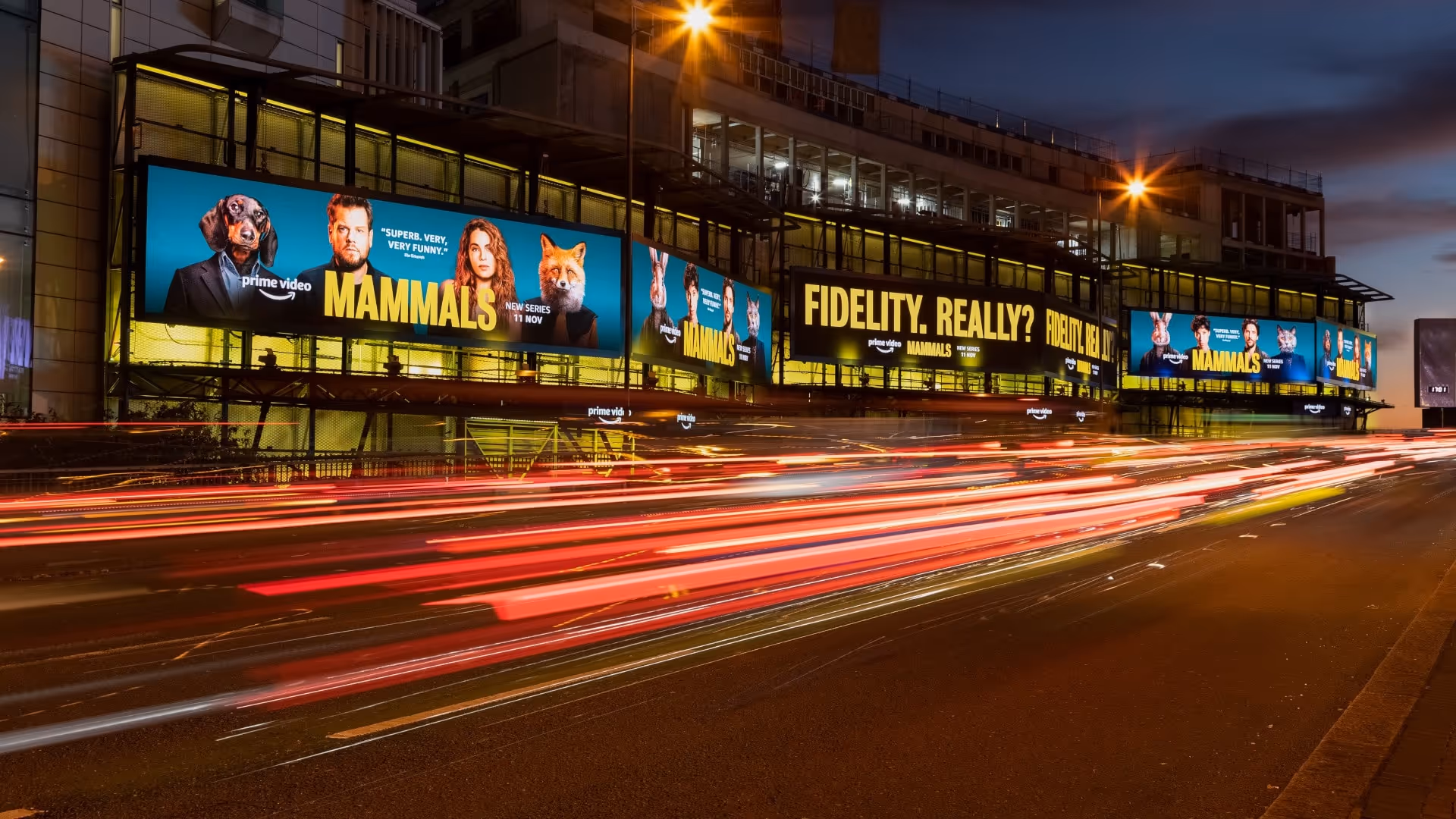 Amazon Prime Campaign on Bauer Media Outdoor's Storm Cromination site