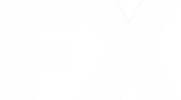 FX logo white
