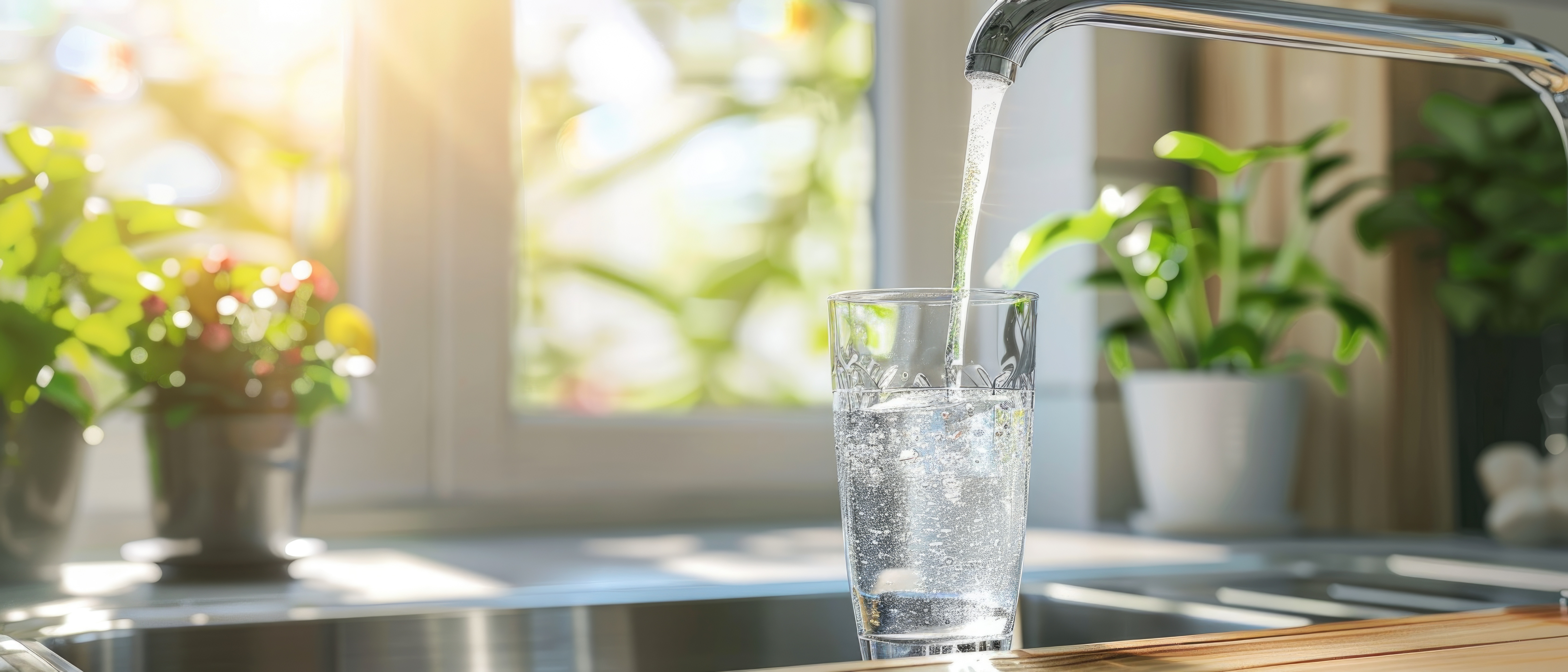 clean faucet drinking water