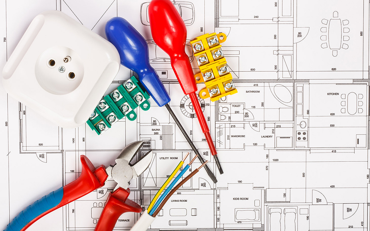 image of maintenance service team at work (for a property management company)