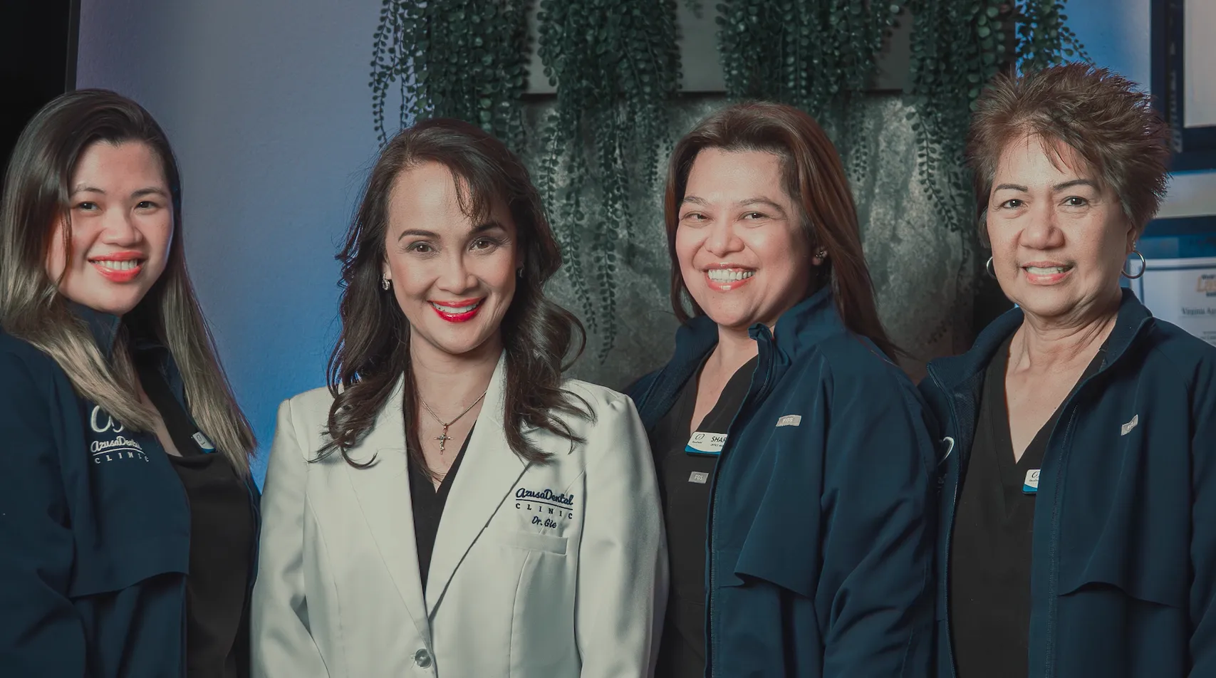 Dr. Virginia and her team at Azusa Dental Clinic