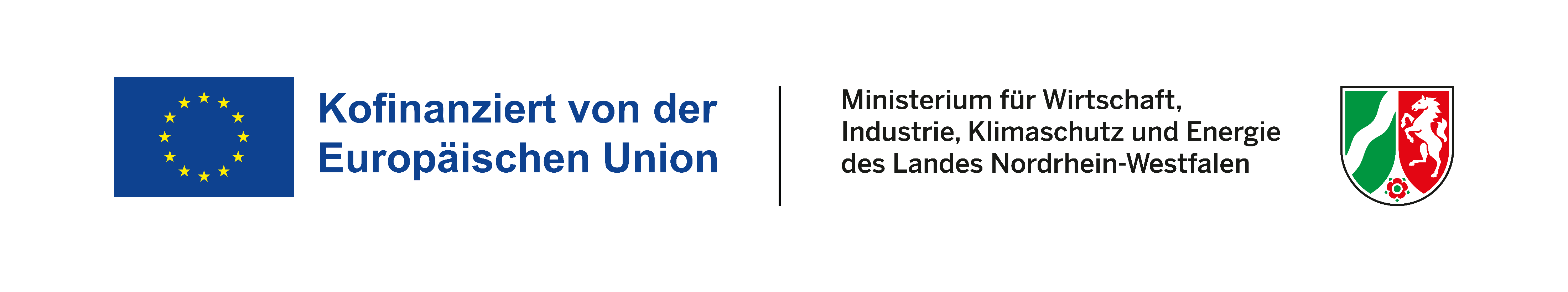 Kofinanziert von der Europäischen Union – Ministerium für Wirtschaft, Industrie, Klimaschutz und Energie des Landes Nordrhein-Westfalen