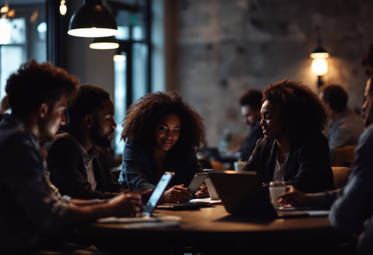 image of networking event (for a hr tech)