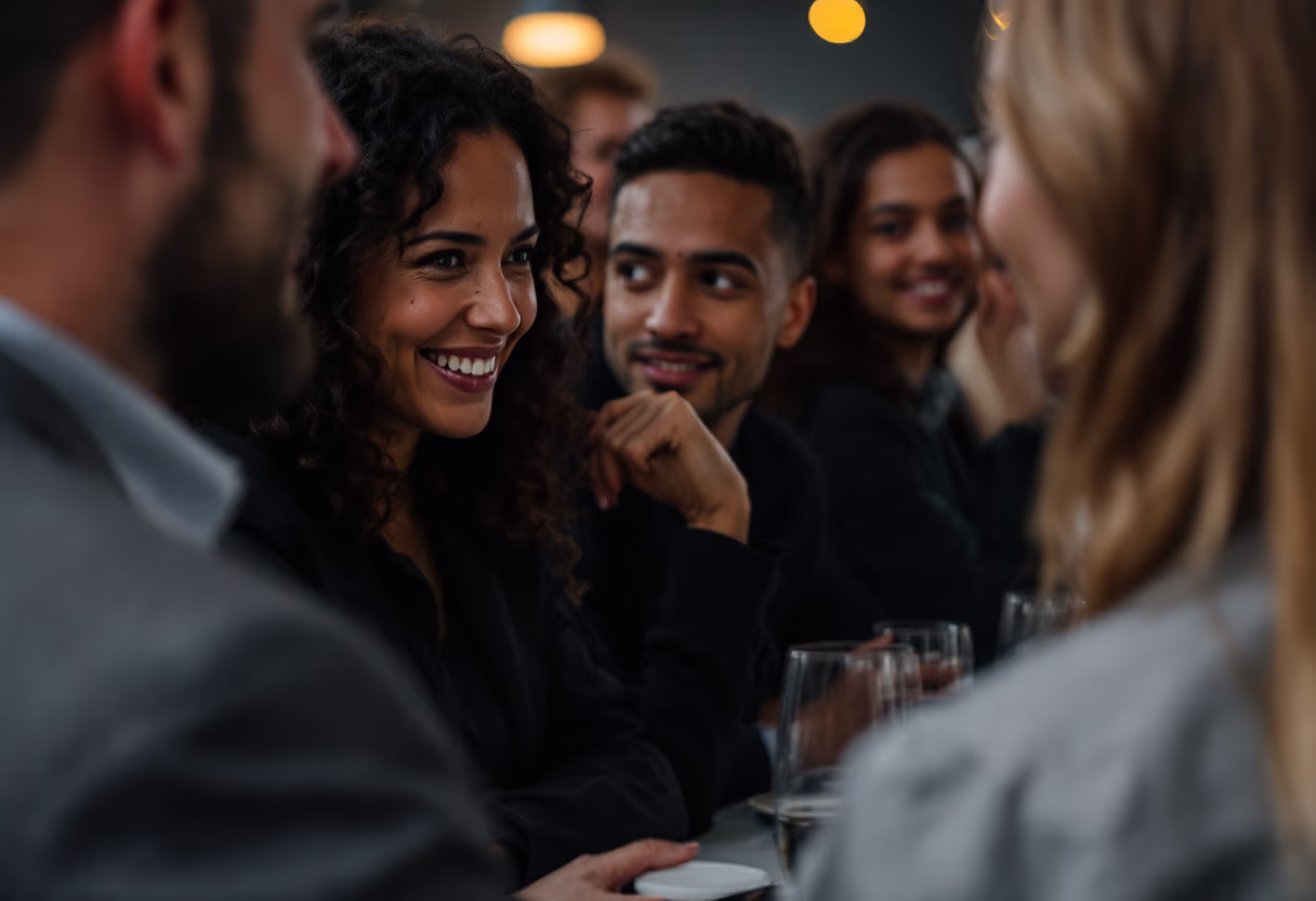 image of networking event (for a hr tech)