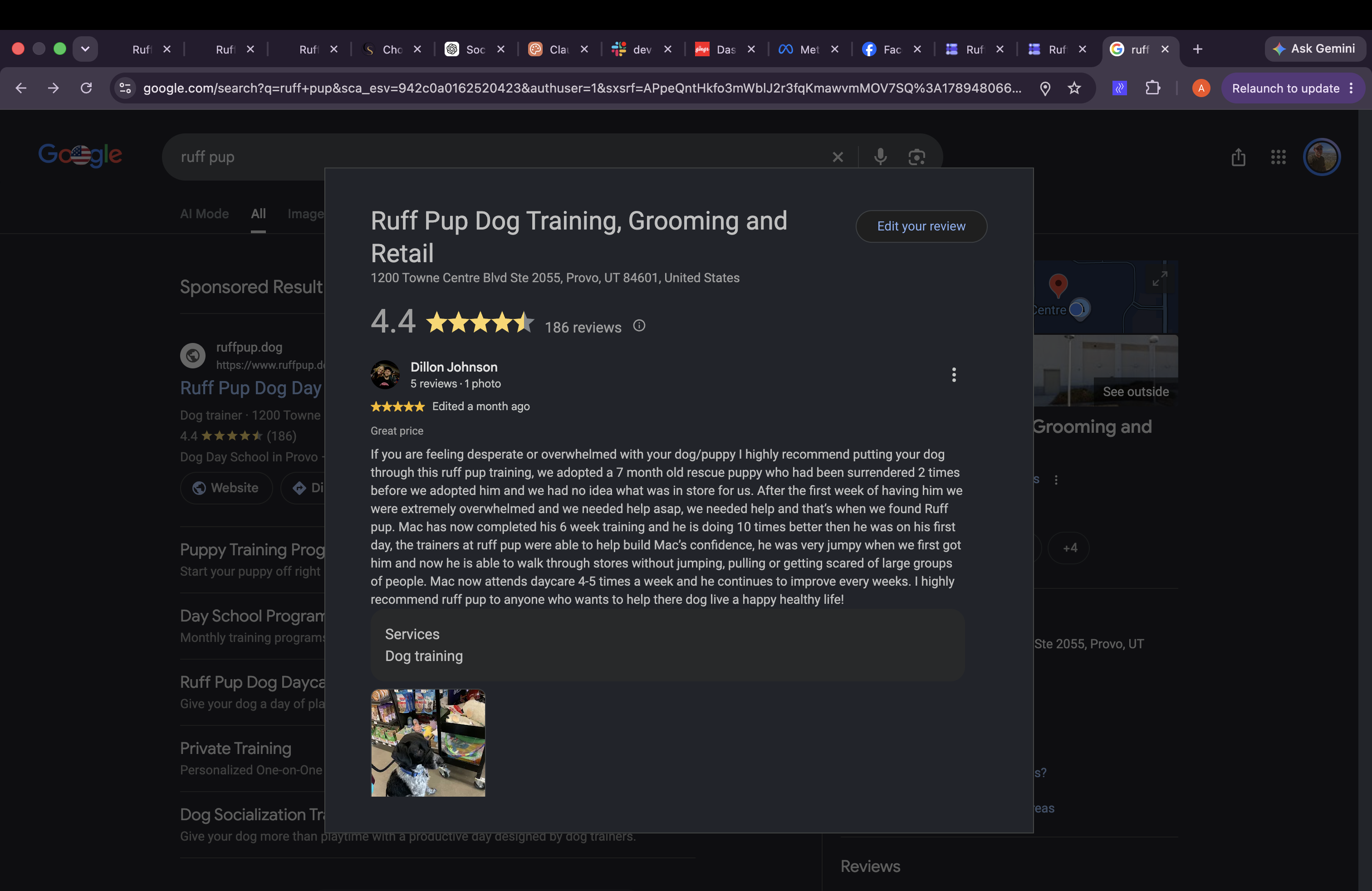 Google review from Elissa Van Marter, Edited 6 months ago