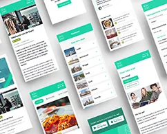 website mockup overzicht