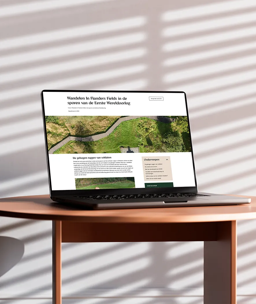 drone beelden in blog artikels