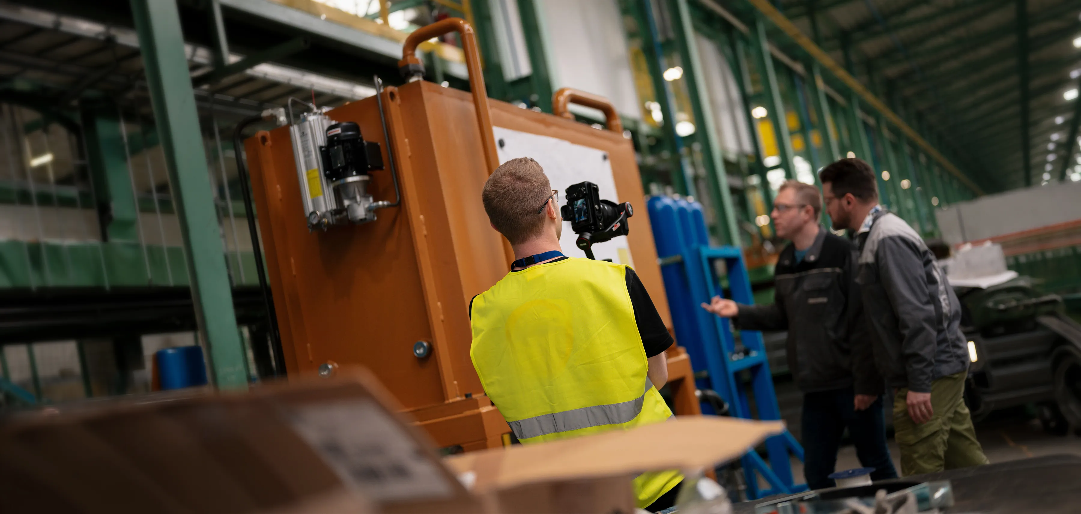 video opnames in industrie