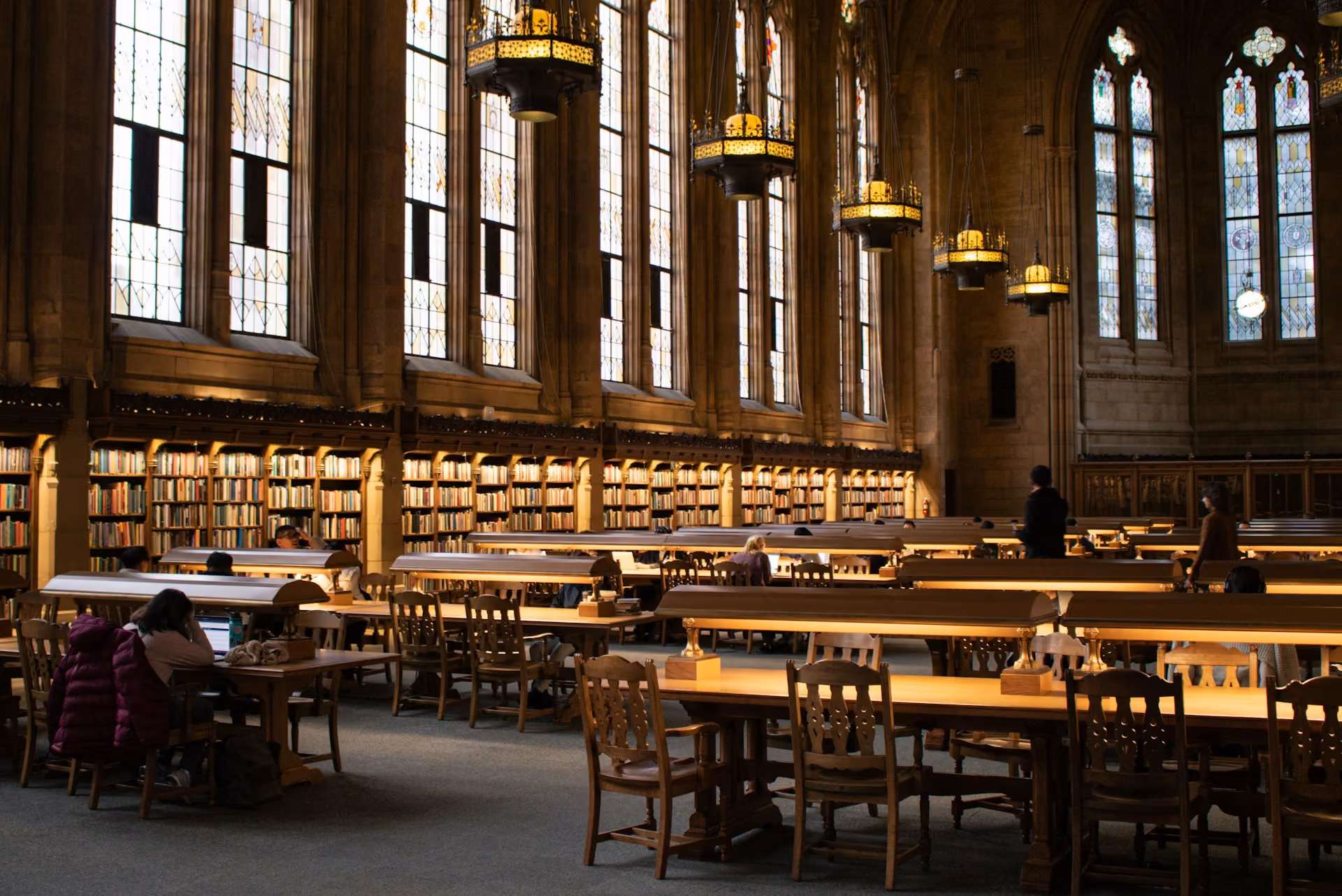 Suzzallo Library Grand Reading Room at the University of Washington in Seattle
