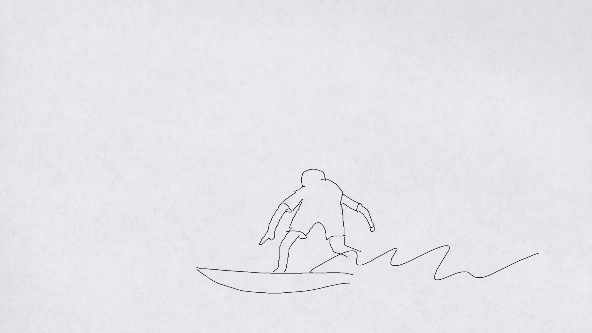 Elevated Surfcraft preview of a rotoscope animation.