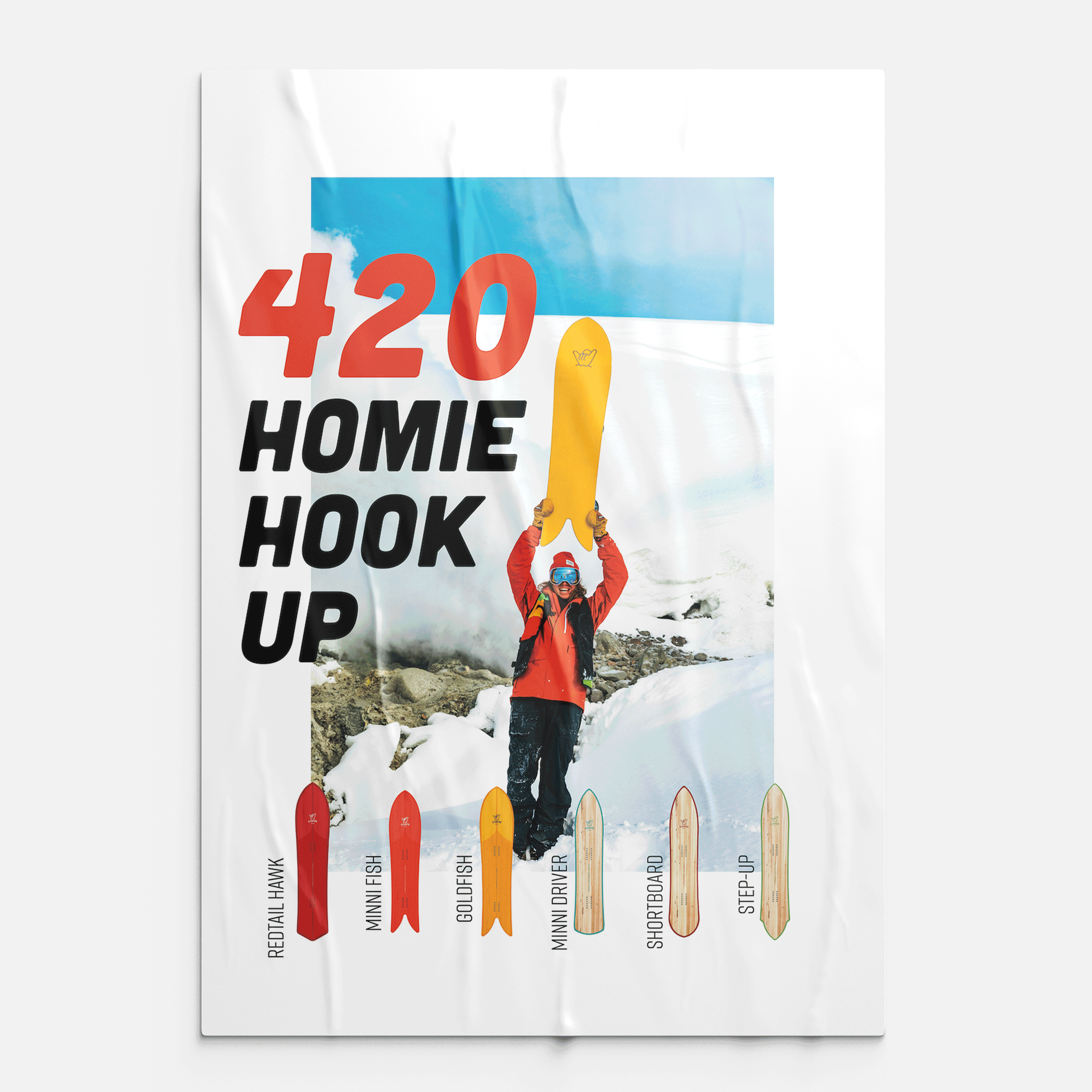 Elevated Surfcraft Earth Day poster for print and social media.