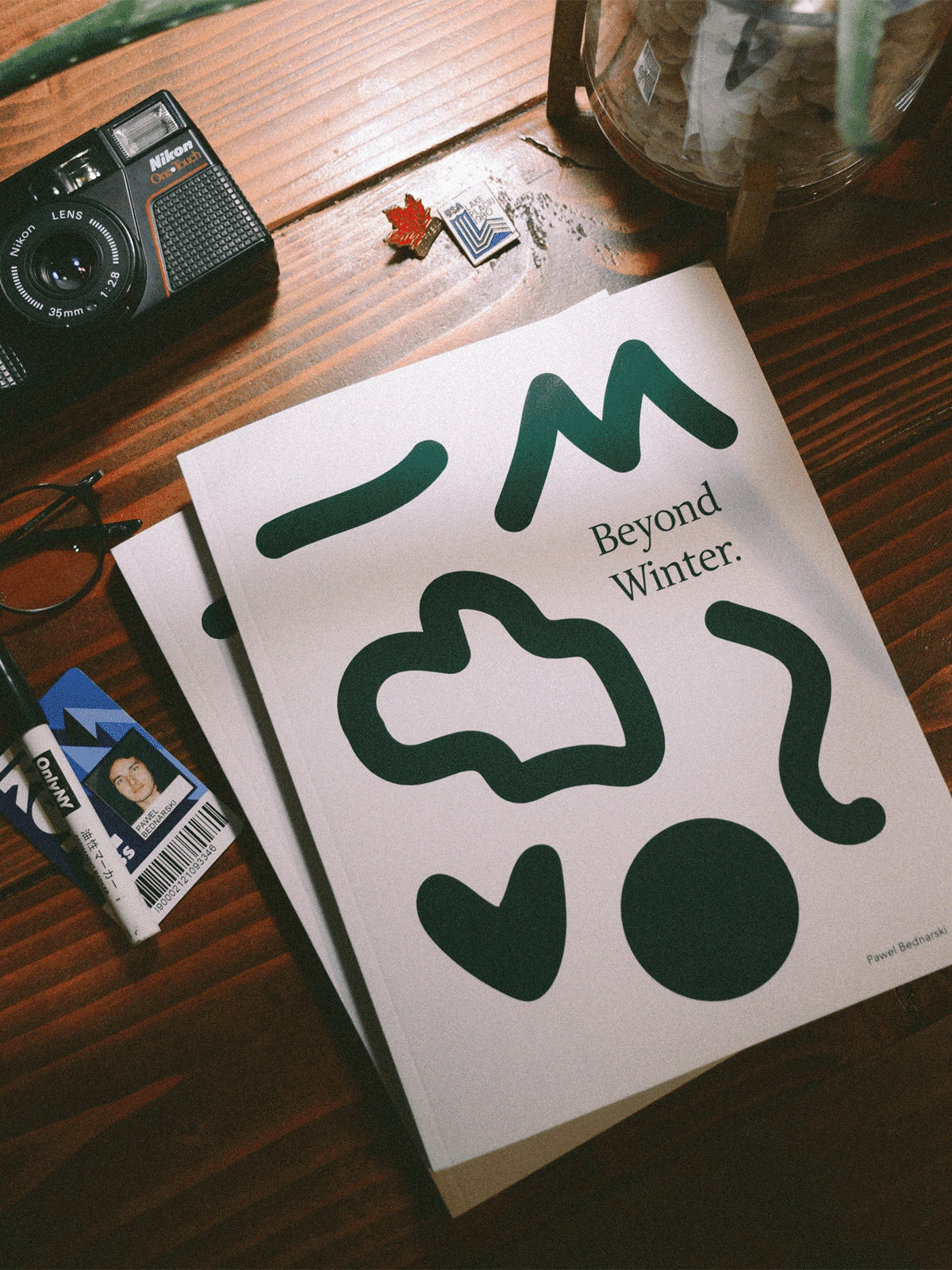 Beyond Winter front cover photoshoot.